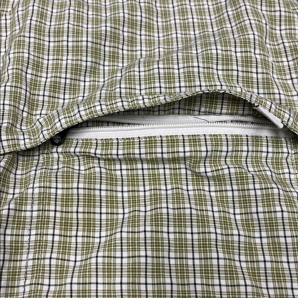 Exofficio Men's Light Green Checkered Button Down Shirt Size XXL - Picture 3 of 9